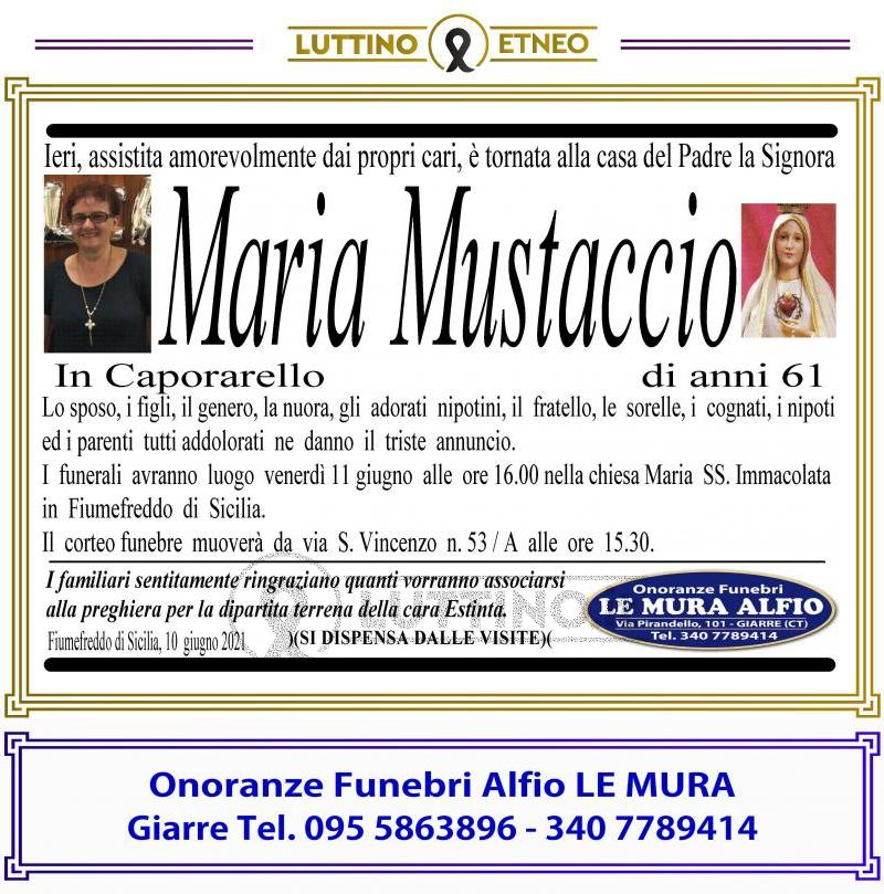 Maria  Mustaccio